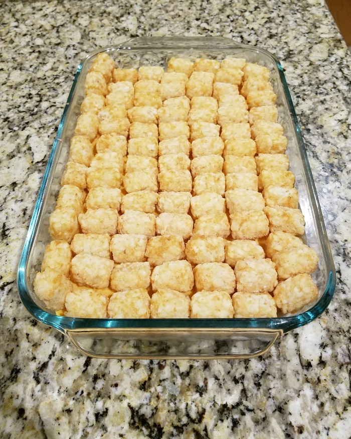 Use frozen tater tots for this easy tater tot casserole and make it an easy family dinner!