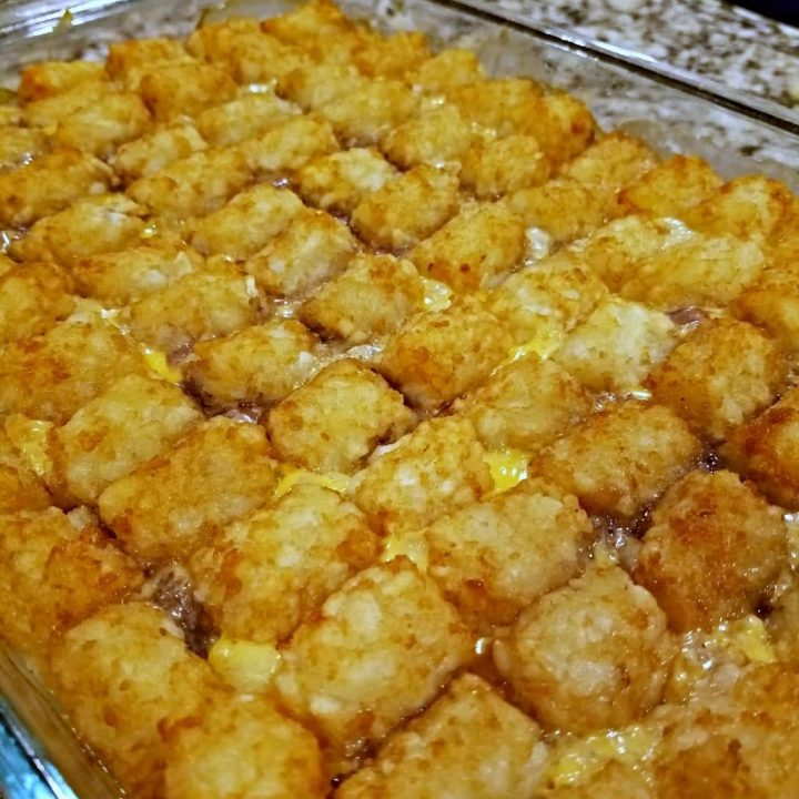 Super Easy Tater Tot Casserole Our Home Made Easy