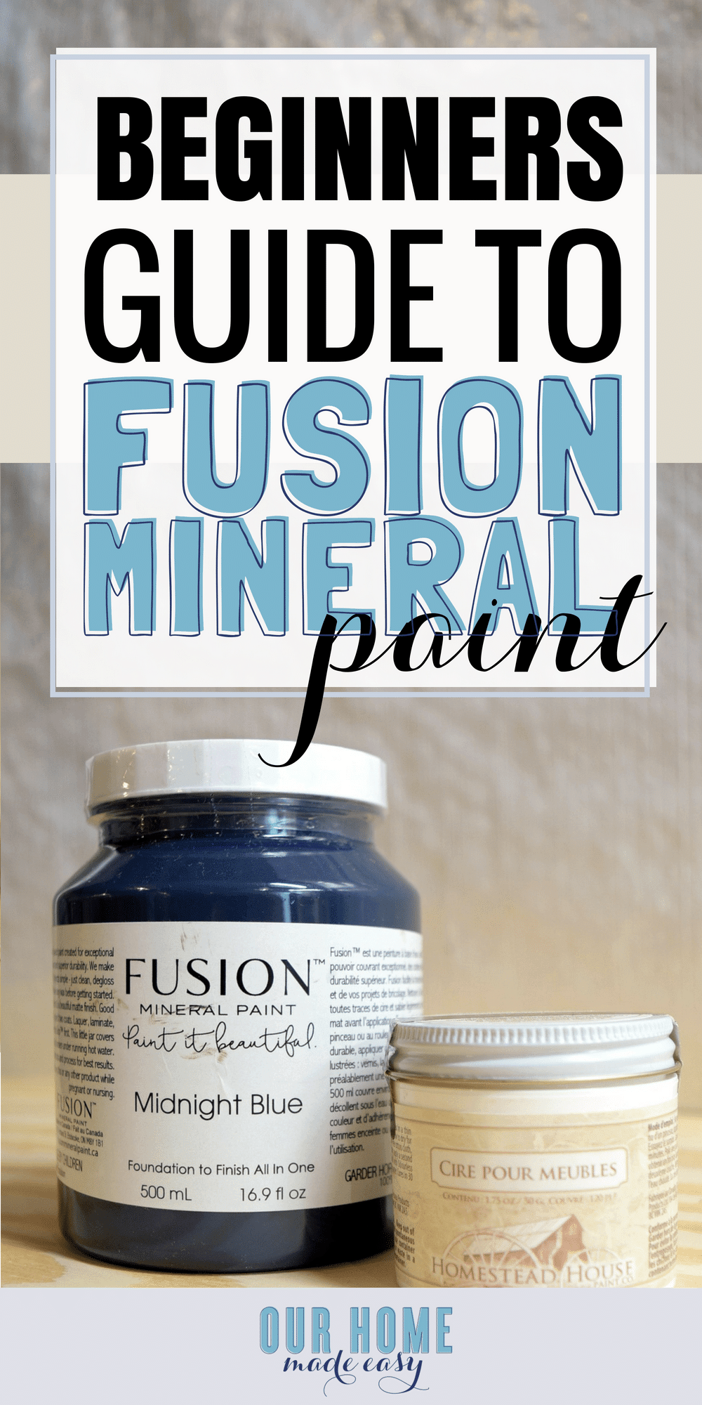 Cashmere - Fusion Mineral Paint Pint