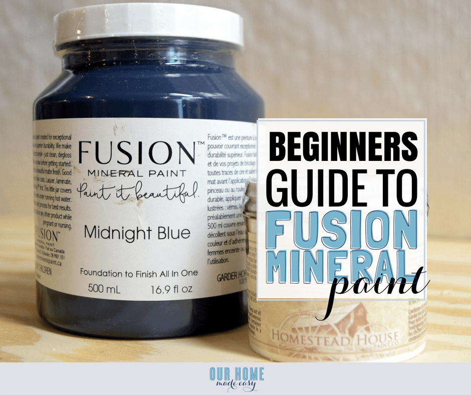 Fusion Mineral Paint: Is it Worth Your Money and Time? – Our Home Made Easy