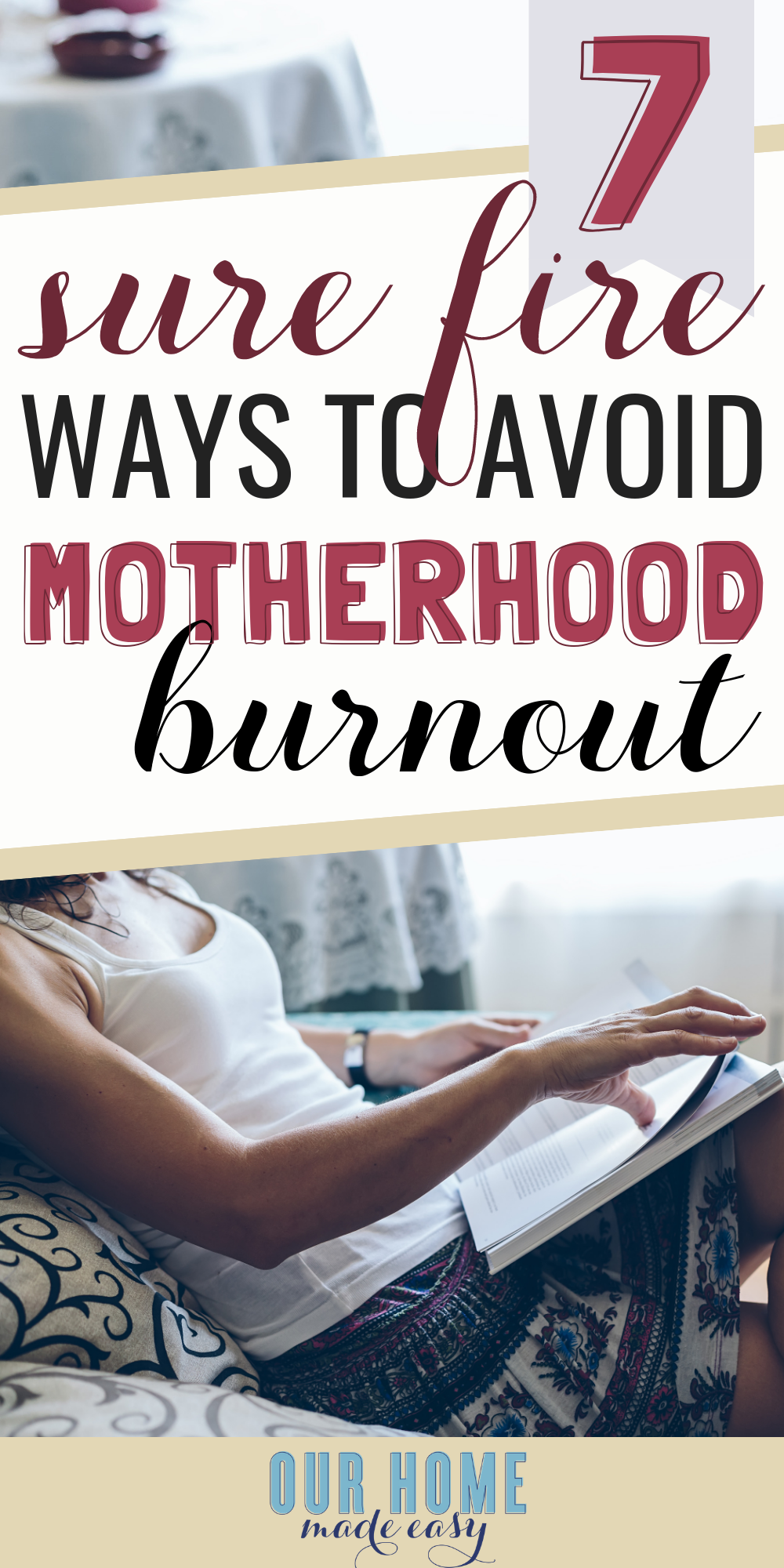 Avoid mom burnout and feeling emotionally drained