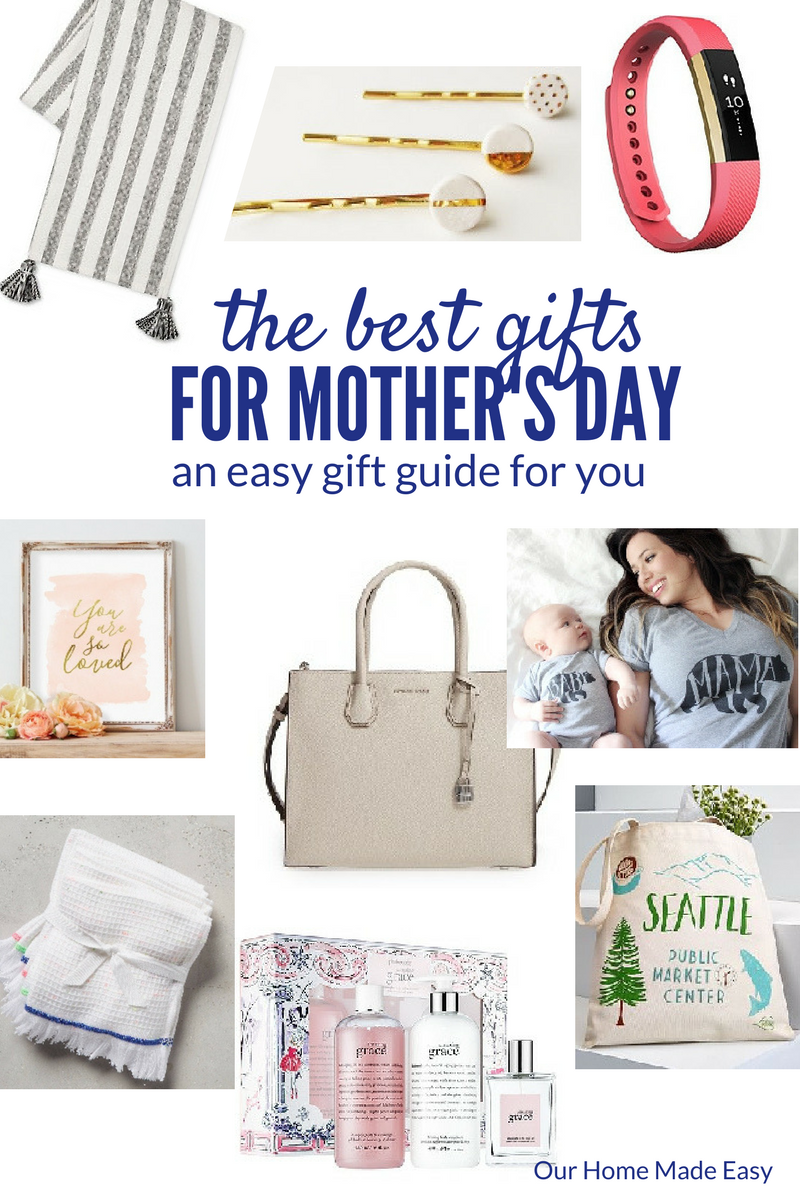 Here is a gift guide for mother's day gift ideas! They are perfect for any busy, but stylish mama!