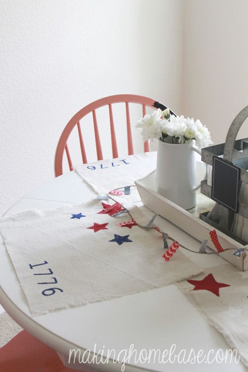 these patriotic placemats set the table for your 4th of july party