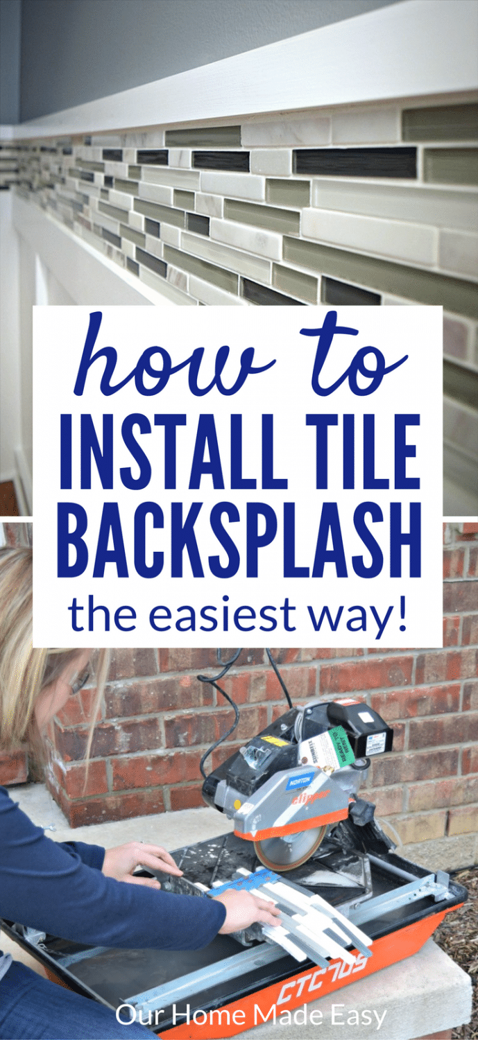 Easy Installing Backsplash Tile With Musselbound Tile Adhesive 