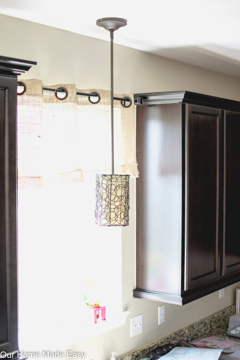 Our old kitchen island pendant lighting fixtures