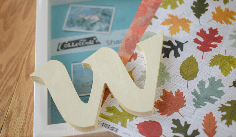 A Cute Monogram Shadowbox For Every Season!