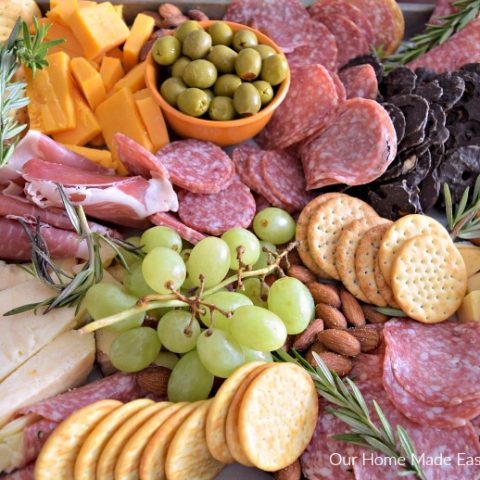 This is the easiest charcuterie you'll ever make! It's perfect for no bake recipe that you can make in just a few minutes! Click to see the recipe!