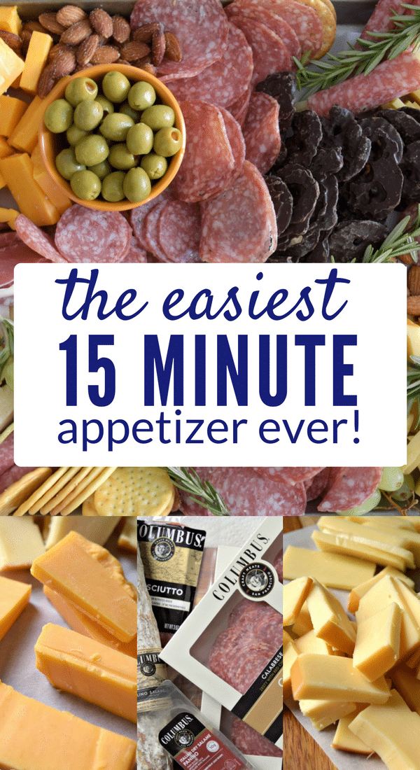 This is the easiest charcuterie you'll ever make! It's perfect for no bake recipe that you can make in just a few minutes! Click to see the recipe! #ad
