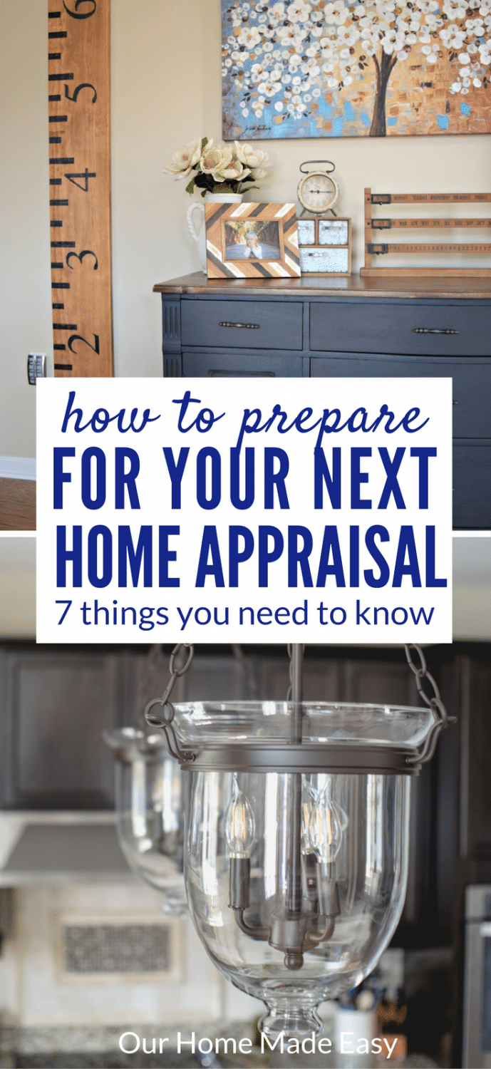 Here are 7 things you need to prepare your home for a home appraisal! Prep and feel confident for your upcoming appraisal!