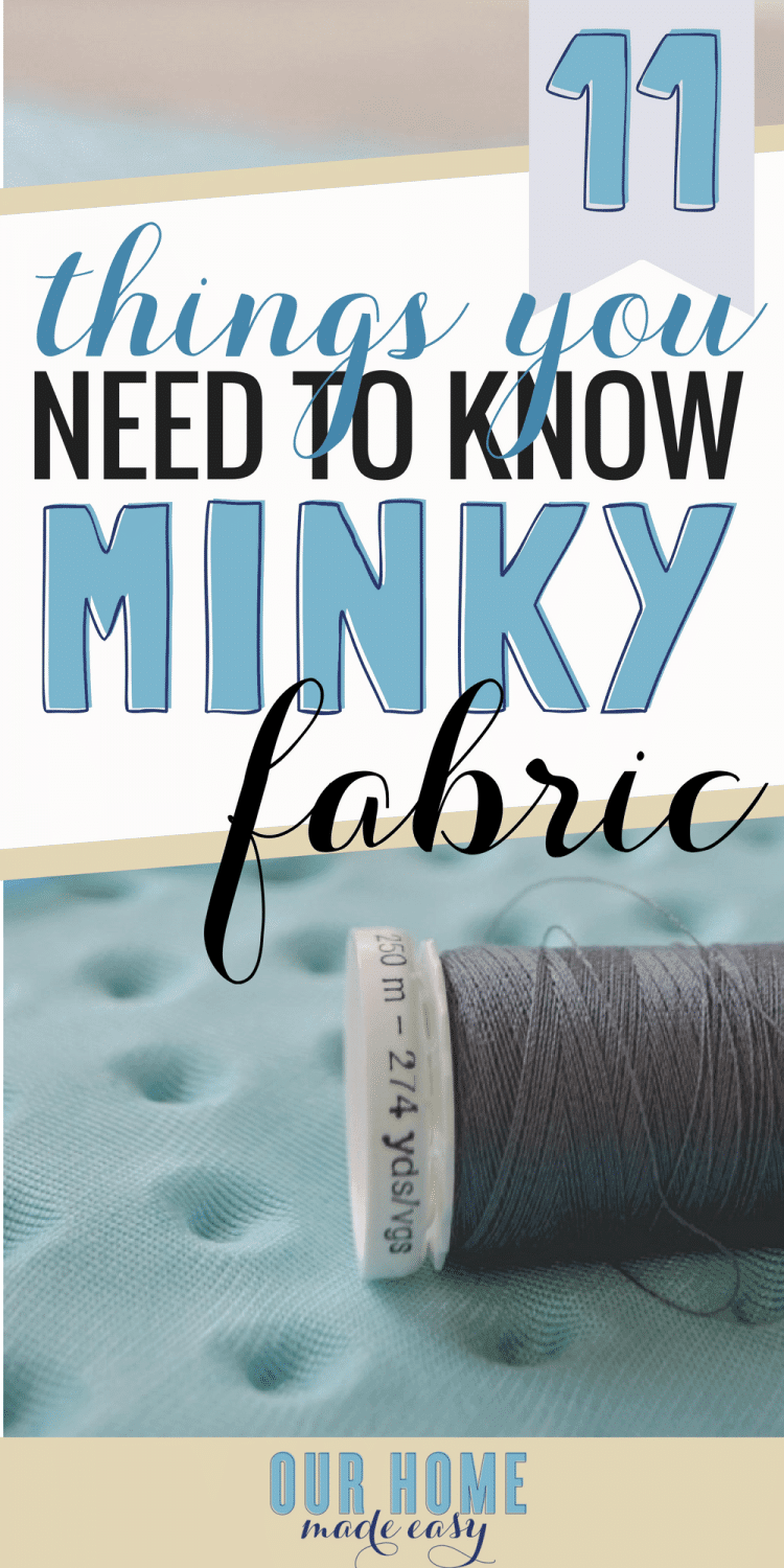 Tie blanket with top minky fabric