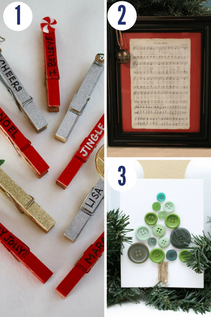 These fun Christmas crafts are so simple to make and add a perfect Christmas touch to your home