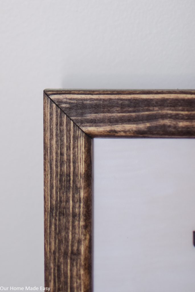 a weathered wood trim or frame adds the perfect touch to your diy farmhouse sign