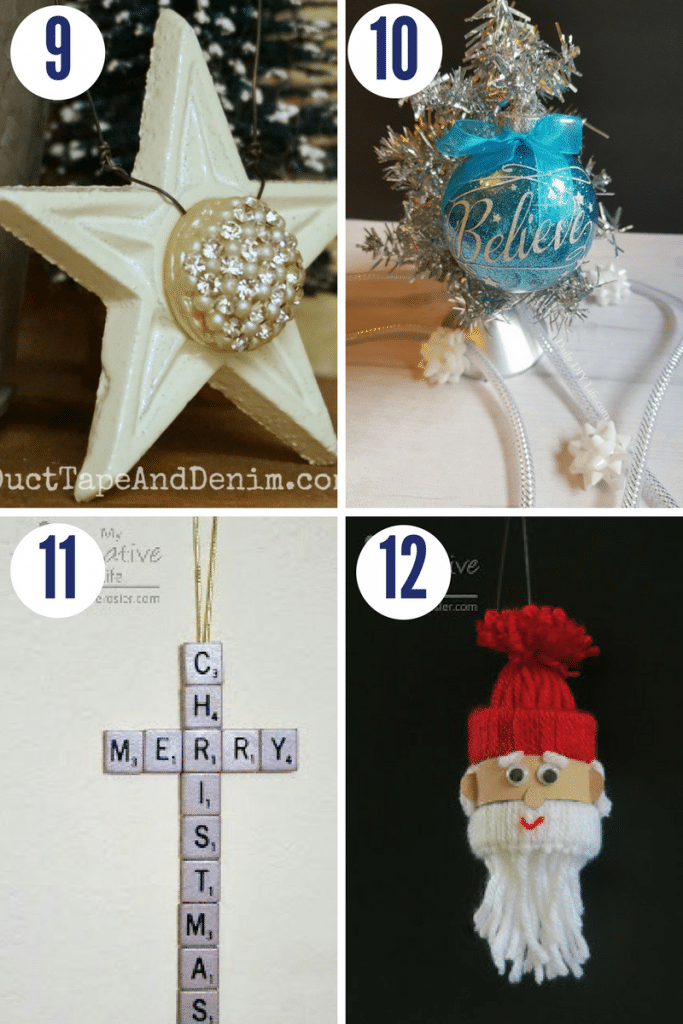 Creative and craft DIY christmas ornaments that kids will love to make