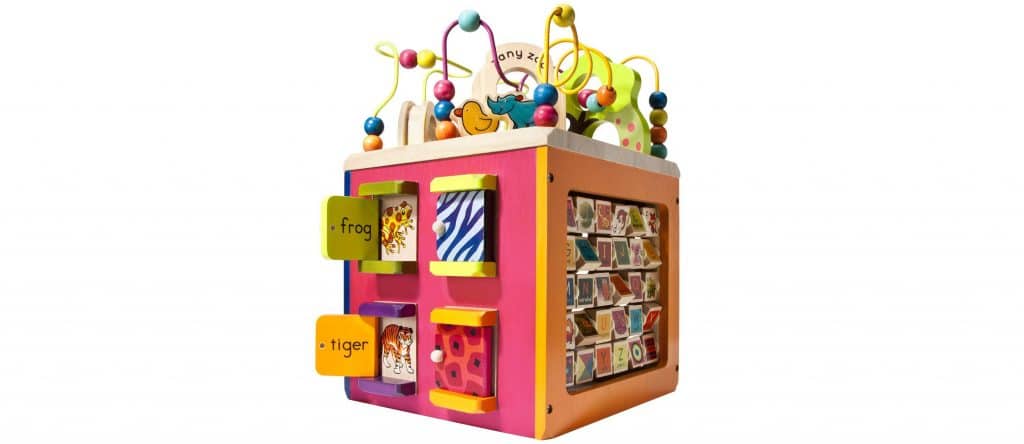 This B. Toys Zany Zoo has so many activities for the little one to enjoy