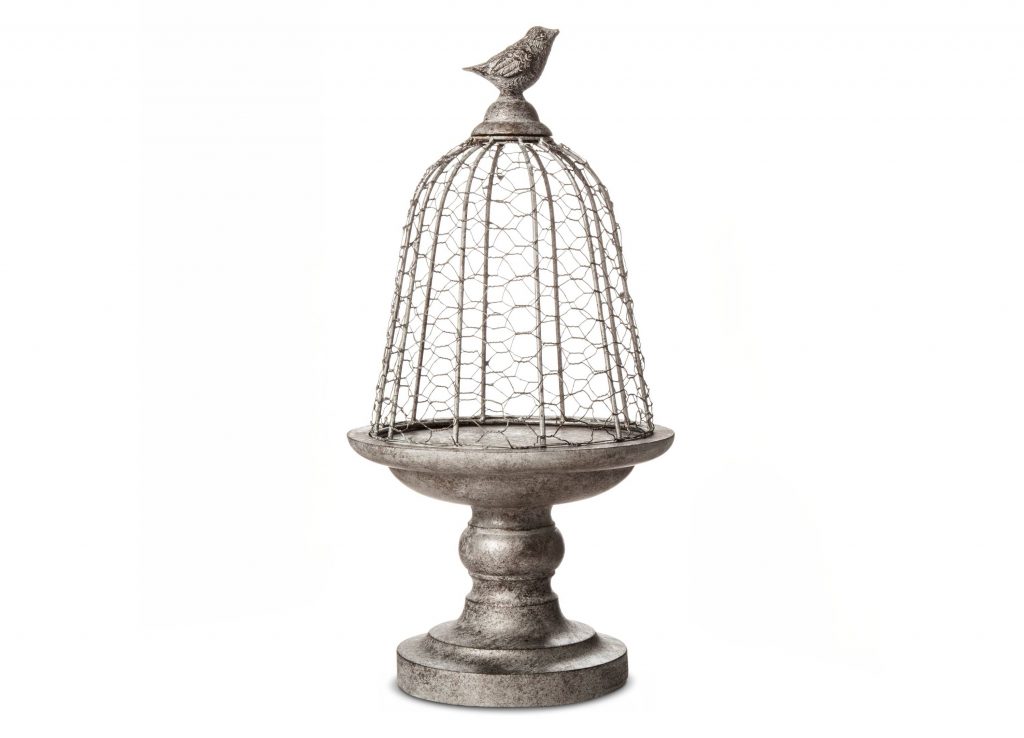 This bird cloche is a unique piece of farmhouse style decor that any rustic style friends would love