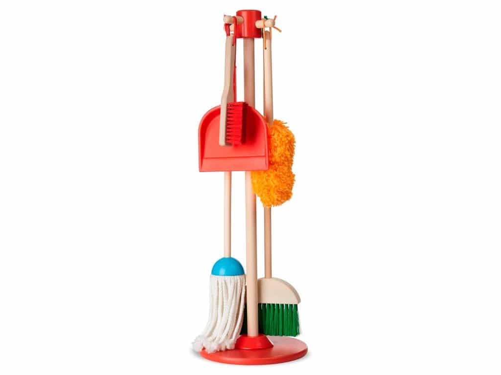 It's never too early to get the kids started on their chores with this Let's Play House Mop & Sweep Set