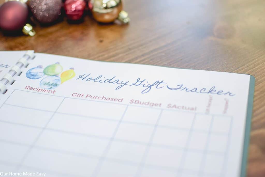 Download a free holiday gift tracker to stay organized this season!