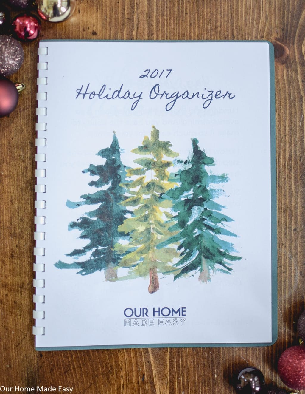 The 2017 Holiday Organizer is Here! • Our Home Made Easy