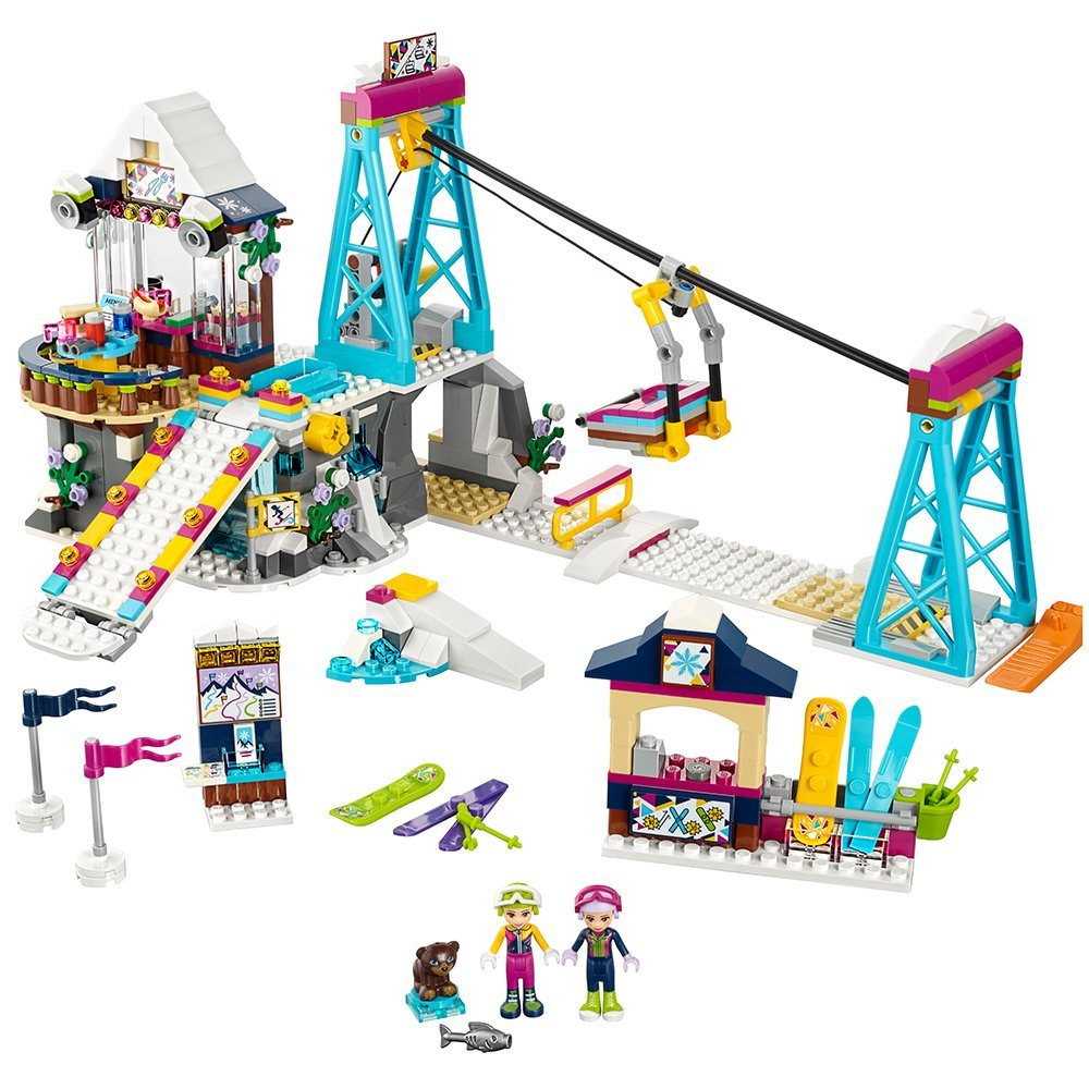 This Lego Friends Snow Lift Ski Resort will provide endless hours of fun for your kids