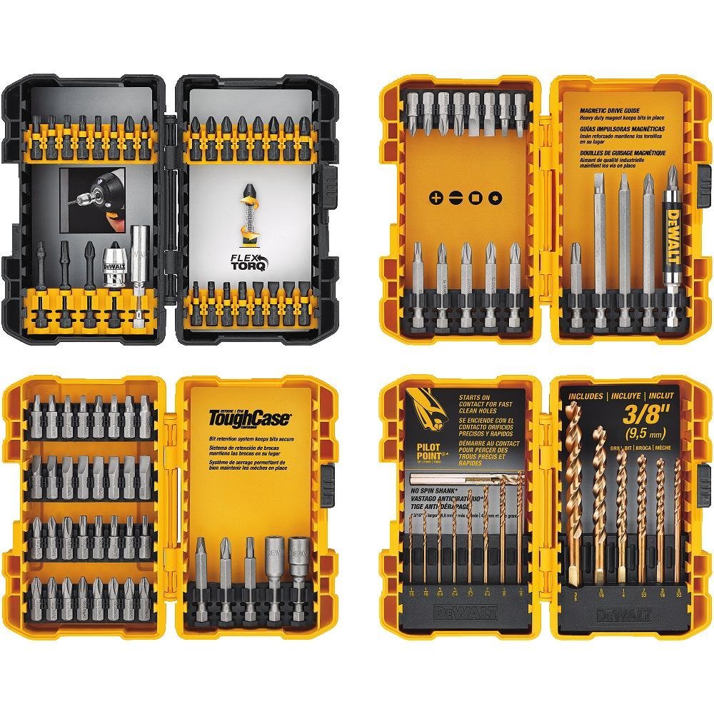 Your DIY husband will never search for the right bit again with this complete set of screwdriver and drill bits