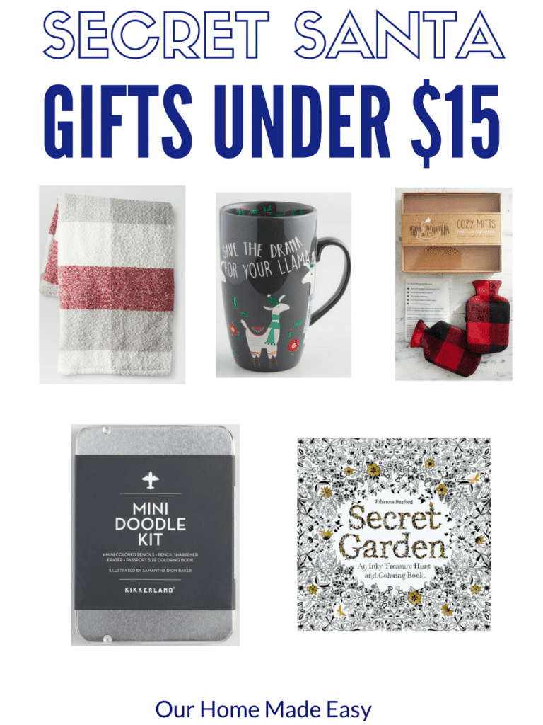 Best Secret Santa Gifts Under 30  Grit and Grace Studio