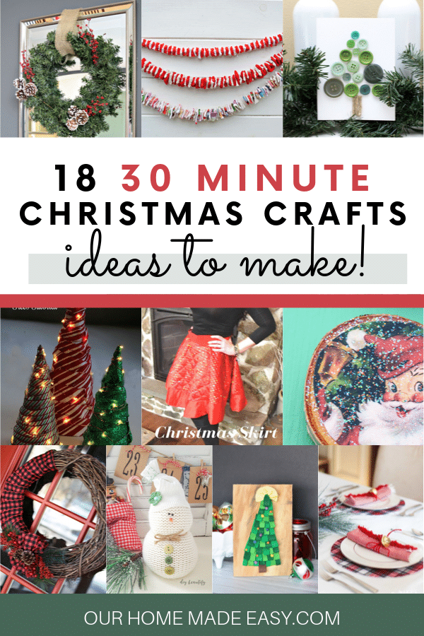 These simple and fun Christmas crafts are the perfect way to decorate your house with the Christmas spirit