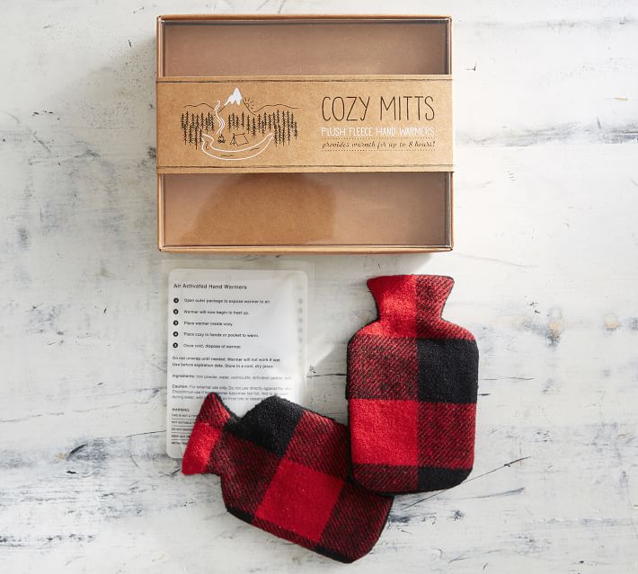 Cozy fleece hand warmers are a great secret santa gift