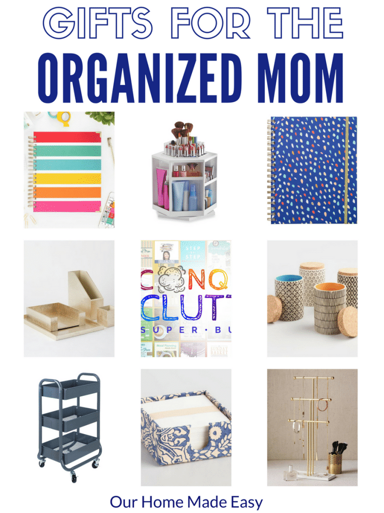 Gifts for organized moms, busy mom gifts, organized gifts for her