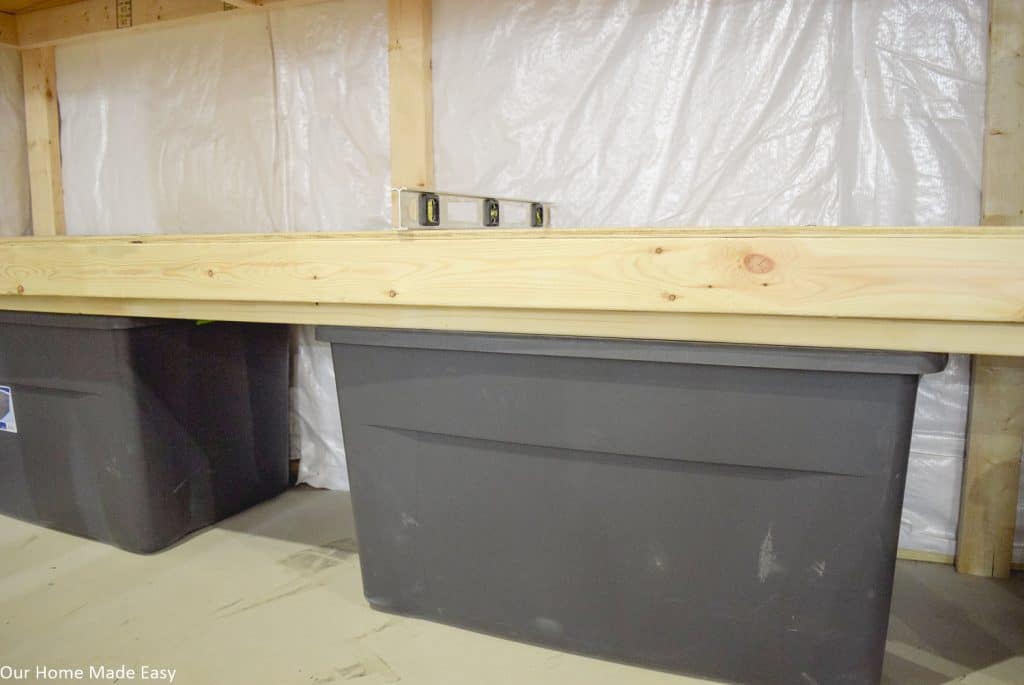 How To Build Simple Basement Storage Shelves 