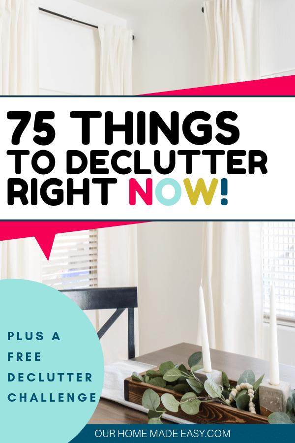 declutter