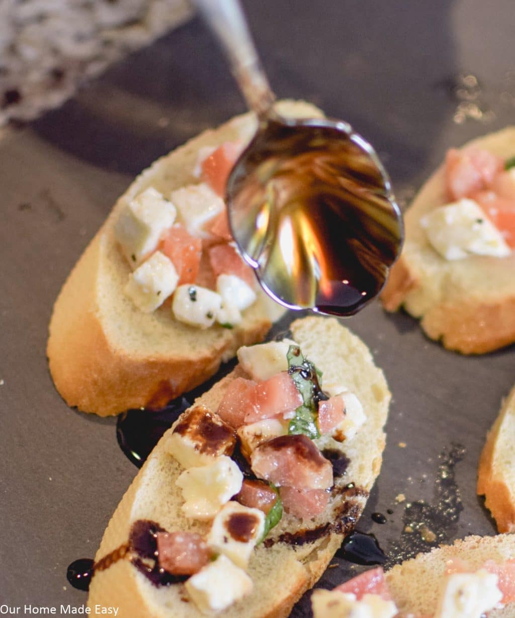 This easy Caprese Bruschetta recipe is a simple appetizer that the whole crowd will love