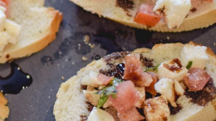 Image for 20 Minute Balsamic Caprese Brushcetta