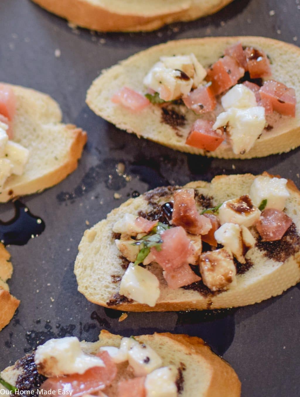 This Caprese Bruschetta recipe is the perfect, easy appetizer that's fresh, flavorful, and delicious