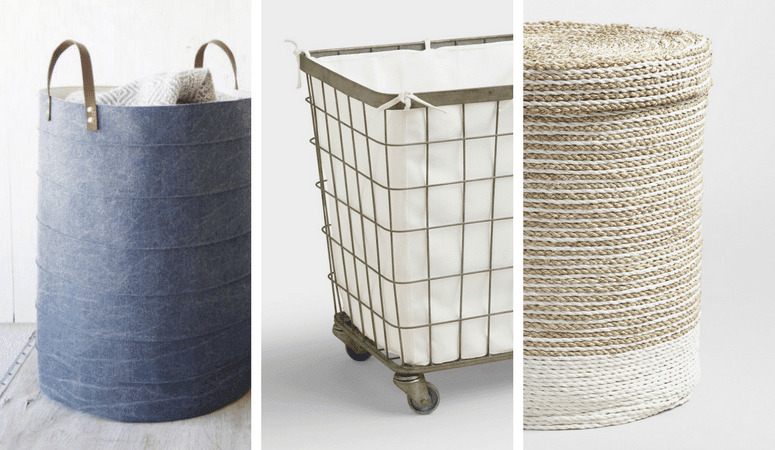 These bathroom closet organizational items make getting organized enjoyable! Not only are they are they super functional, but they are really trendy, too! Click to see my favorite items!