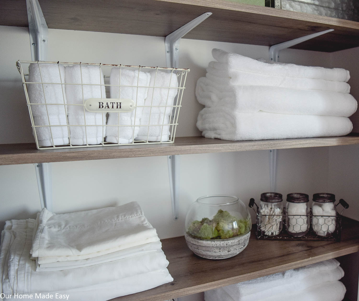 How to organize deep closet shelves