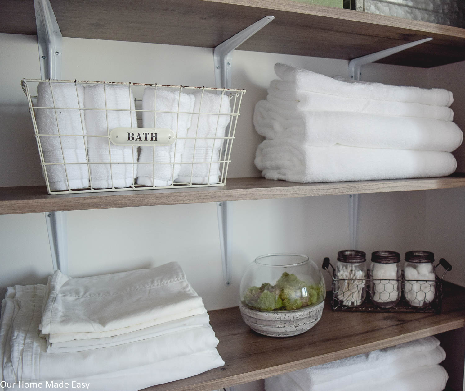 Bathroom Linen Closet Reveal – Our Home Made Easy