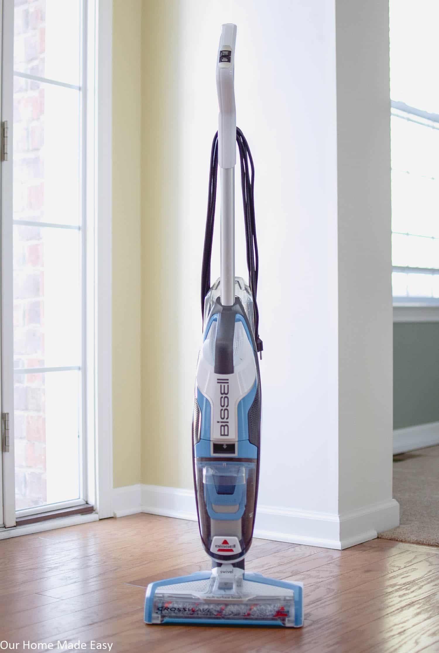 The Bissell CrossWave is the easiest way to clean hardwood and tile floors and carpets