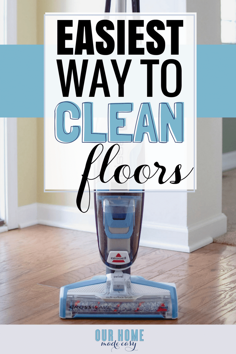 Looking for the easiest way to clean your floors? We tested out the Bissell CrossWave and here are our HONEST thoughts and review!