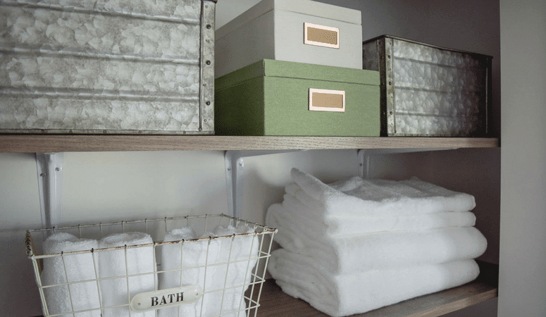 Bathroom Linen Closet Reveal – Our Home Made Easy