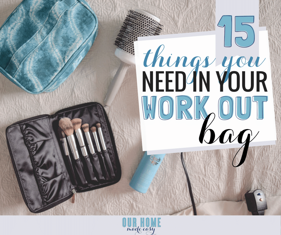 How to Organize a Gym Bag – Our Home Made Easy