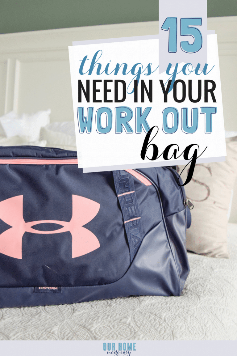 How to Organize a Gym Bag Our Home Made Easy