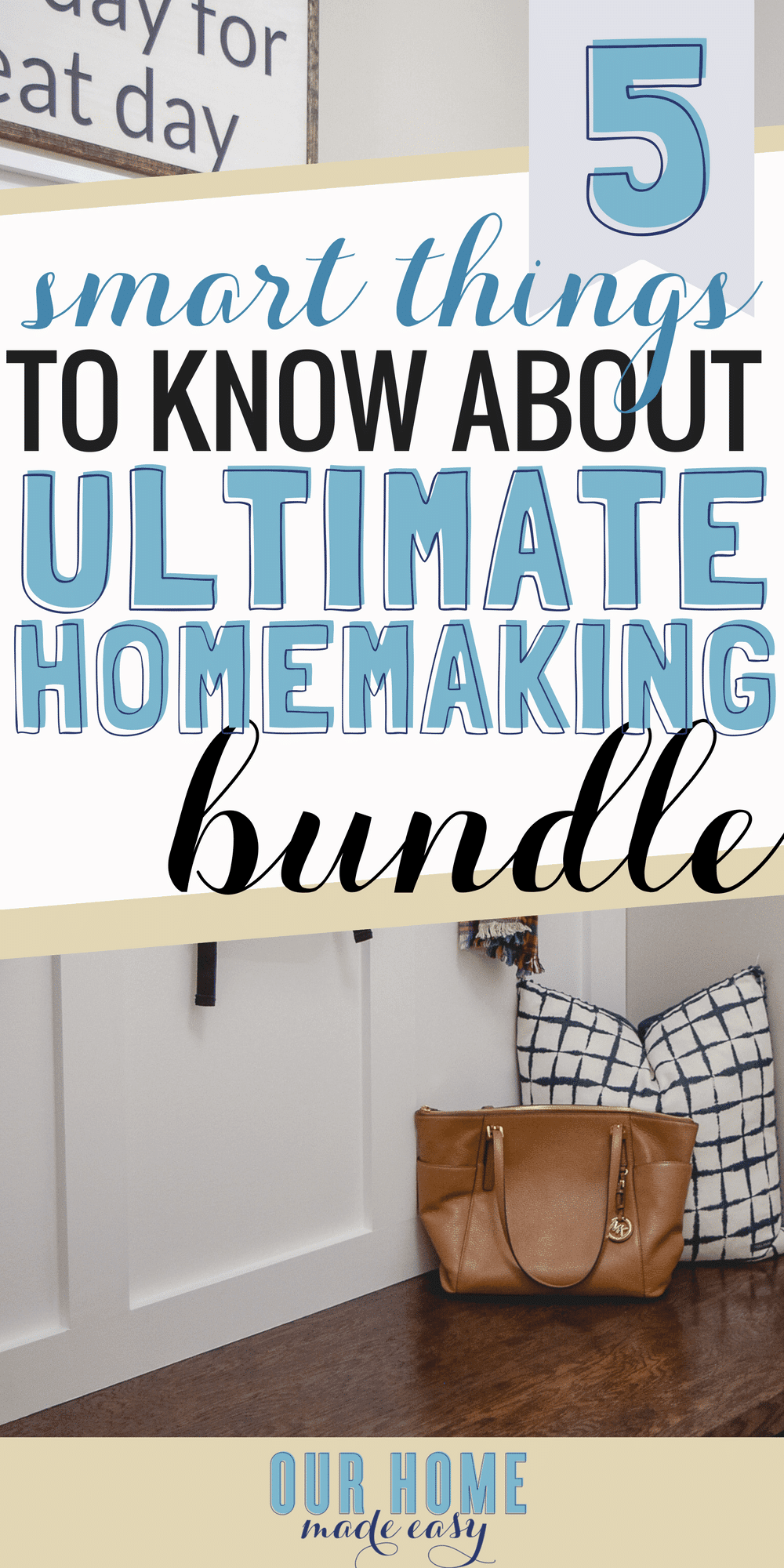 I'm sharing my tips on how the Ultimate Homemaking Bundle #ultimatebundles #homemaking #organization