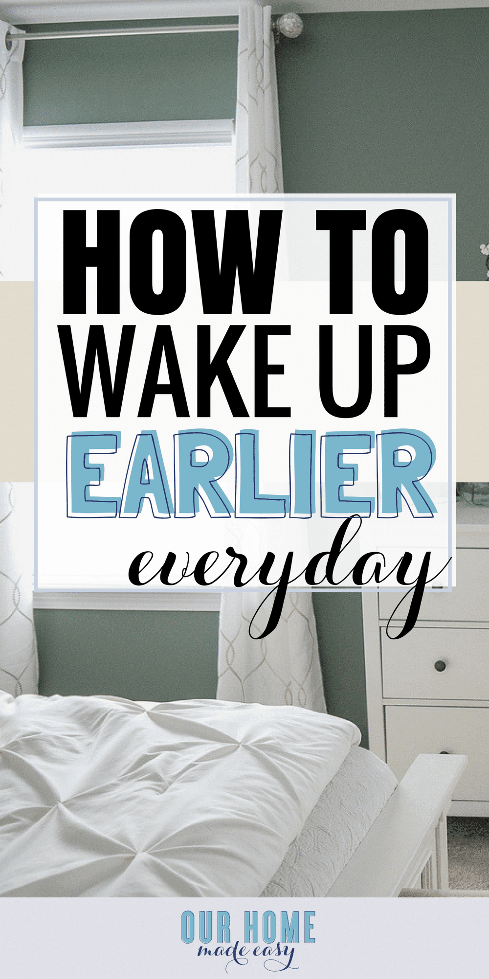 Waking up earlier every day doesn't have to be a struggle! Find your motivation and use one of the tips above to make every day better with an early start!