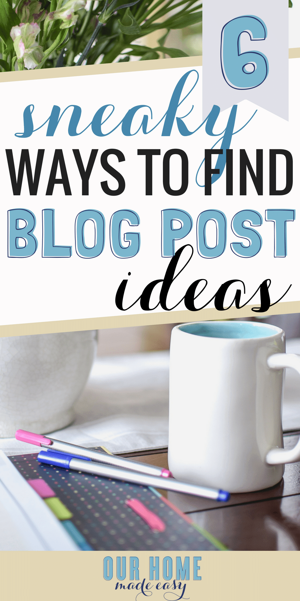 Wondering how us bloggers come up with blog post ideas? I'm sharing how you can brainstorm posts even when you can't think of something to write about! #blogging #blog #content #writing