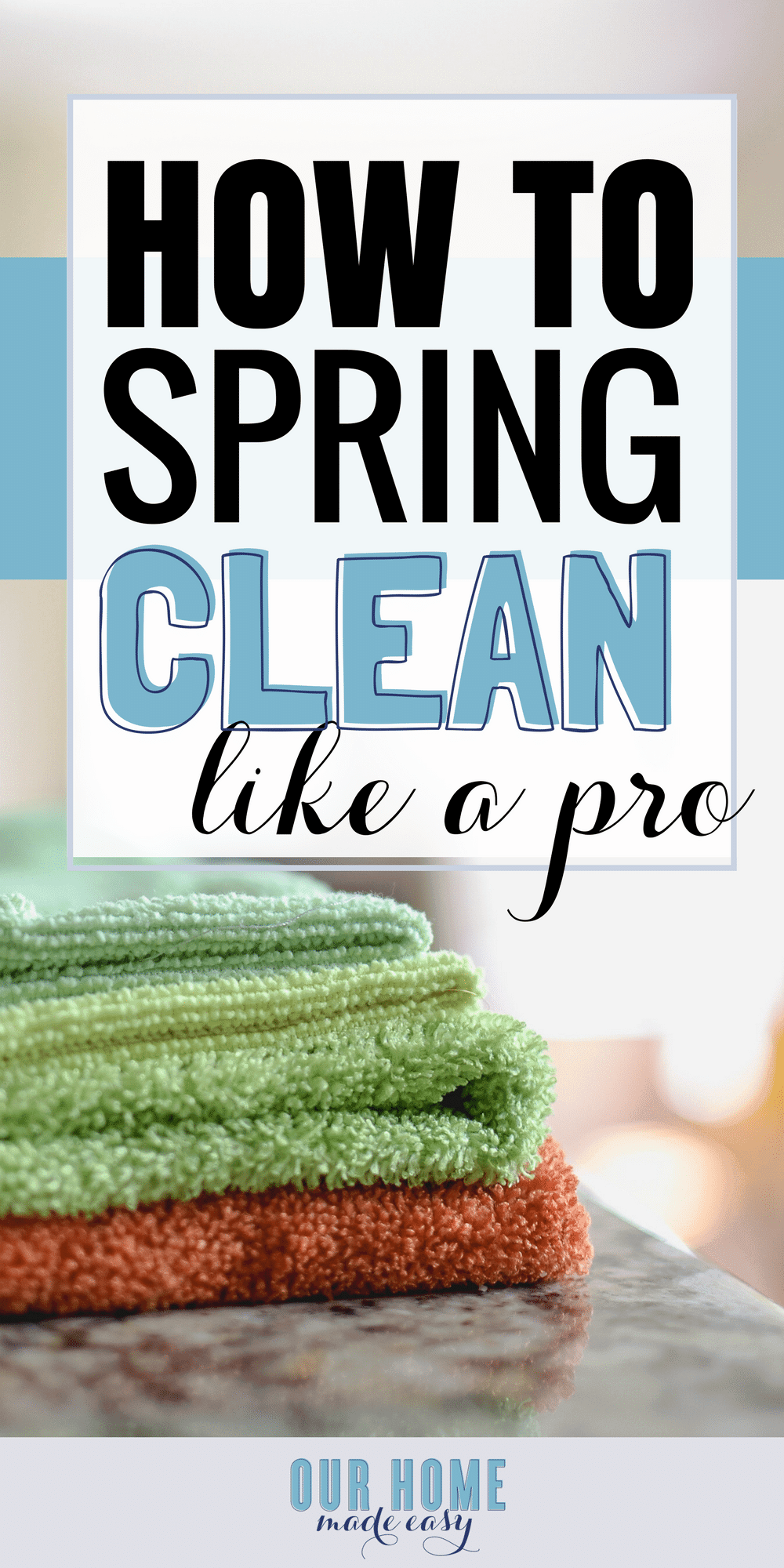 Make Spring cleaning easy by tackling a few main items! Grab your free Spring cleaning checklist to make sure you don't miss a thing this year! #cleaning #organization #printable #clean #declutter