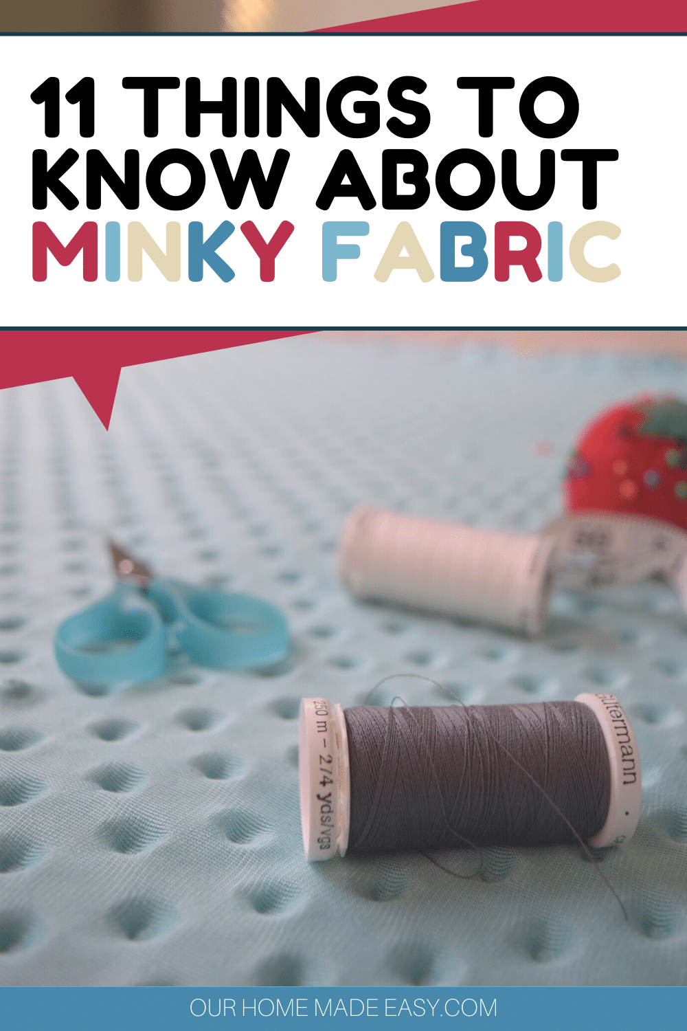 minky fabric tips and tricks