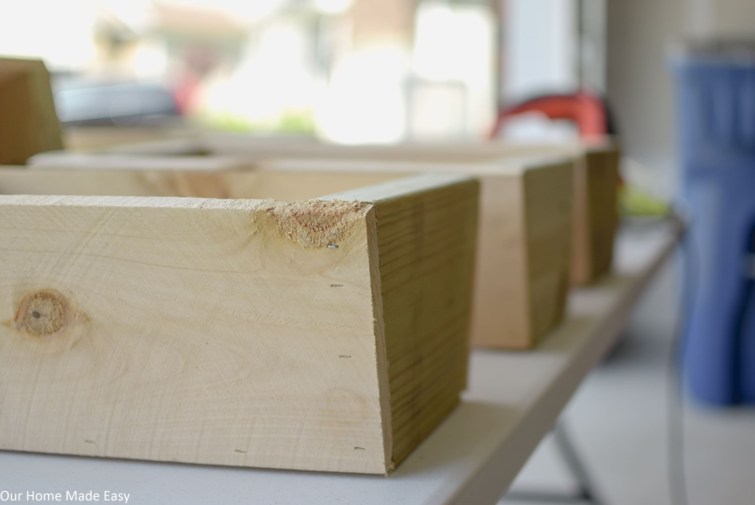 I love the natural finish of the cedar, which is why I chose to leave the baskets unfinished