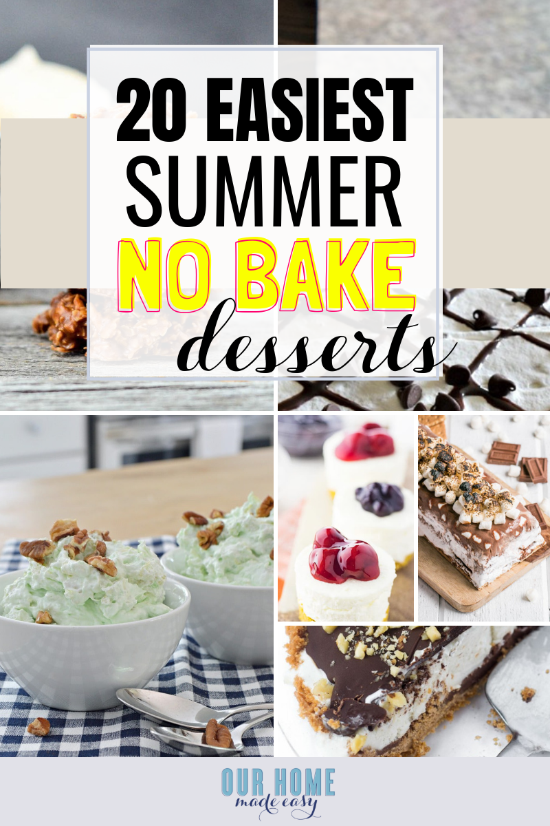 20 Yummy No Bake Desserts – Our Home Made Easy