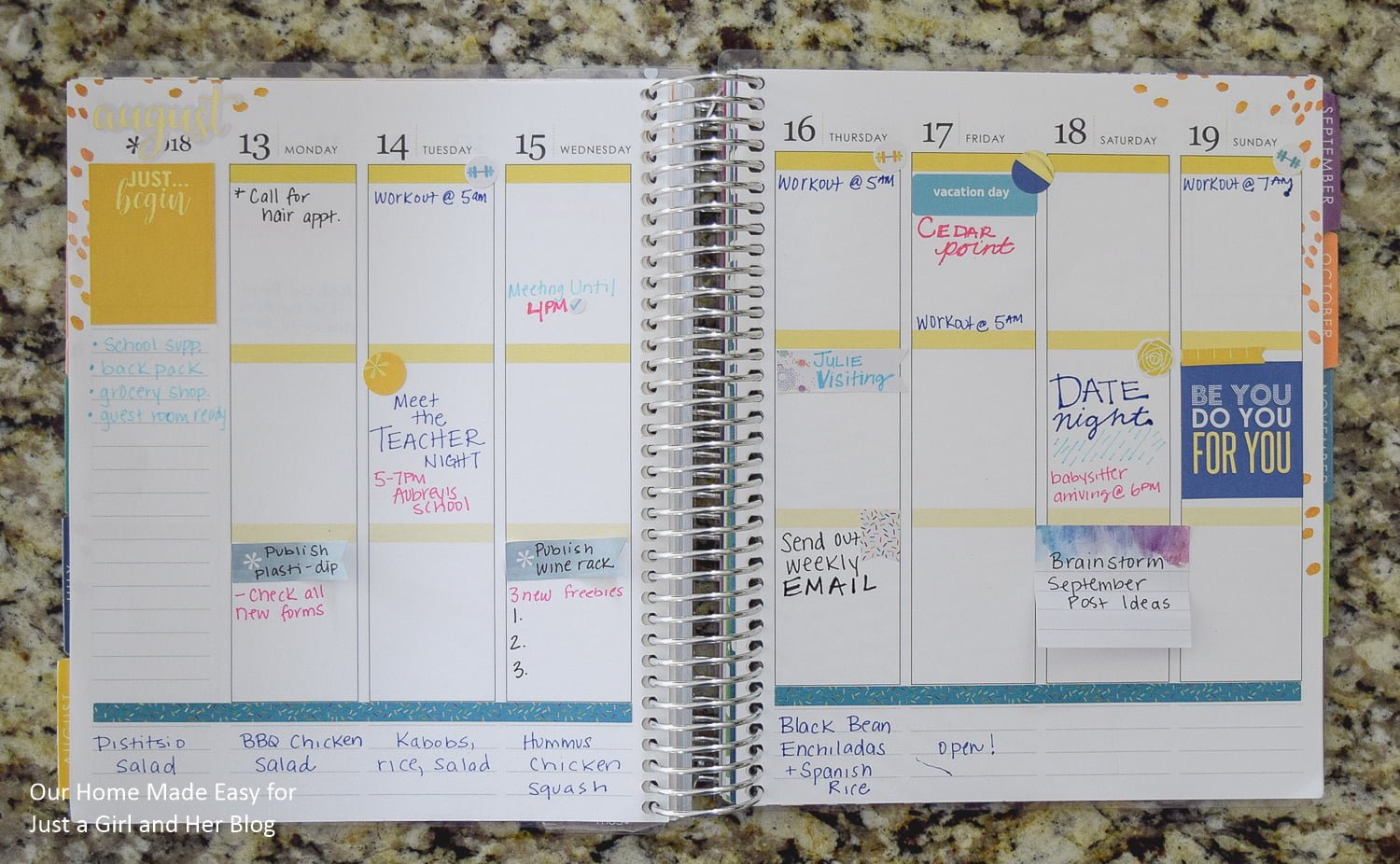 How to Use a Planner for a Full Time Working Mom