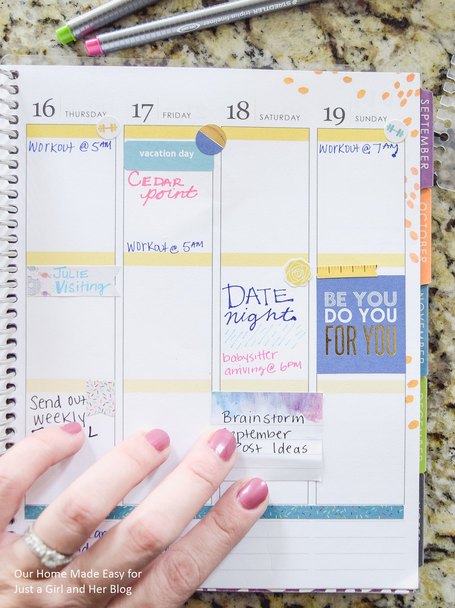 Nieuw A Quick and Easy Way to Make the Most of Your Planner | Abby Lawson VT-45